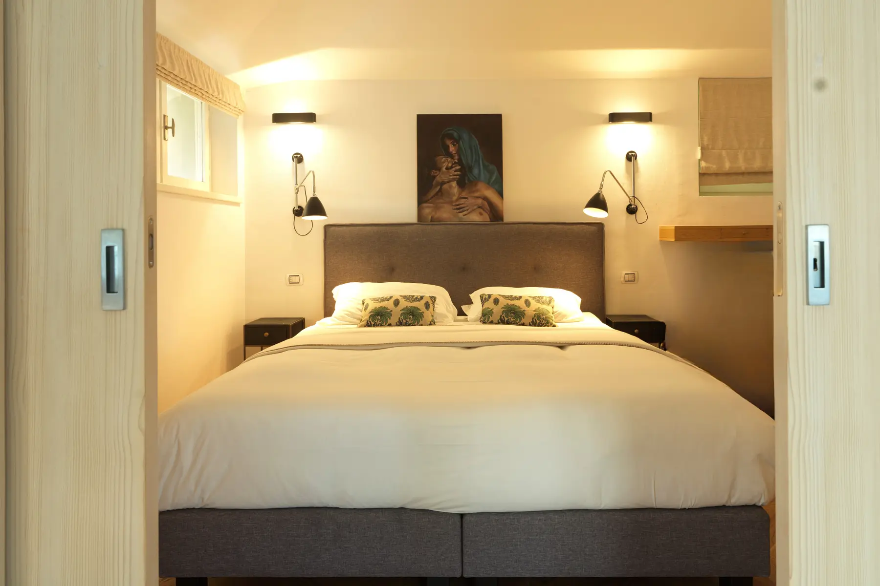 A light-filled bedroom