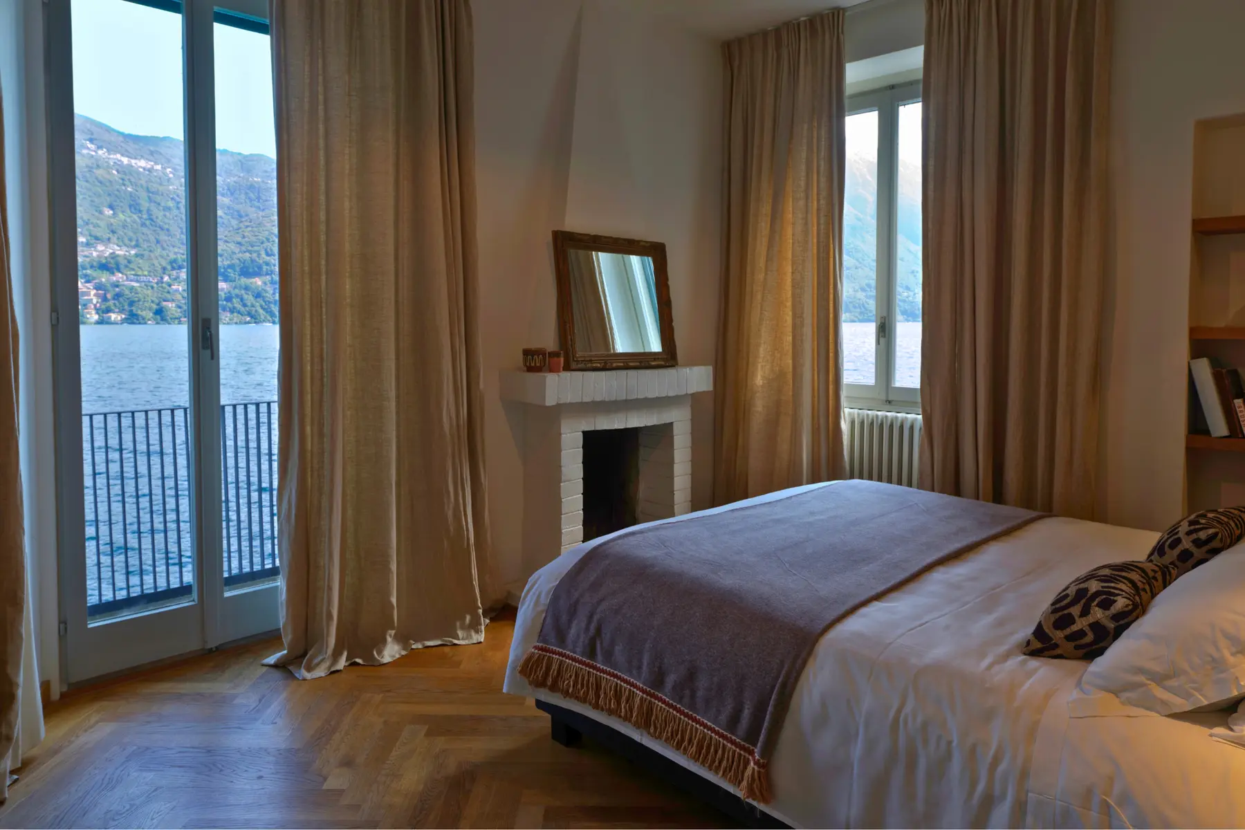 A refined guest bedroom